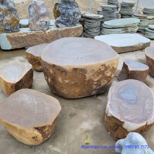 Bàn Đá Cuội Tự Nhiên