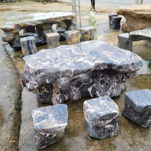 Bàn ghế đá tự nhiên