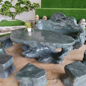 bàn ghế đá tự nhiên