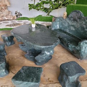 bàn ghế đá tự nhiên