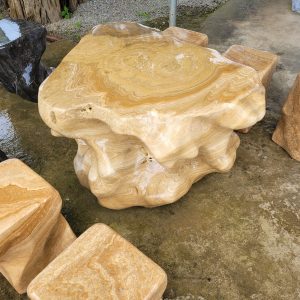 bàn ghế đá tự nhiên