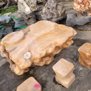 bàn ghế đá tự nhiên cẩm thạch