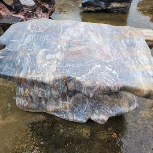 Bàn ghế đá tự nhiên thổ cẩm