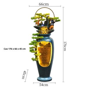 mua thác nước phong thủy lục bình ở hcm, Tiểu cảnh thác nước phong thủy