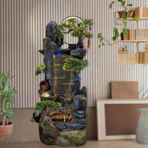 thác nước phong thủy tiểu cảnh