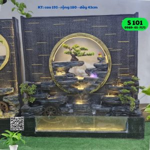 thác nước phong thủy văn phòng, thác nước phong thủy trong nhà