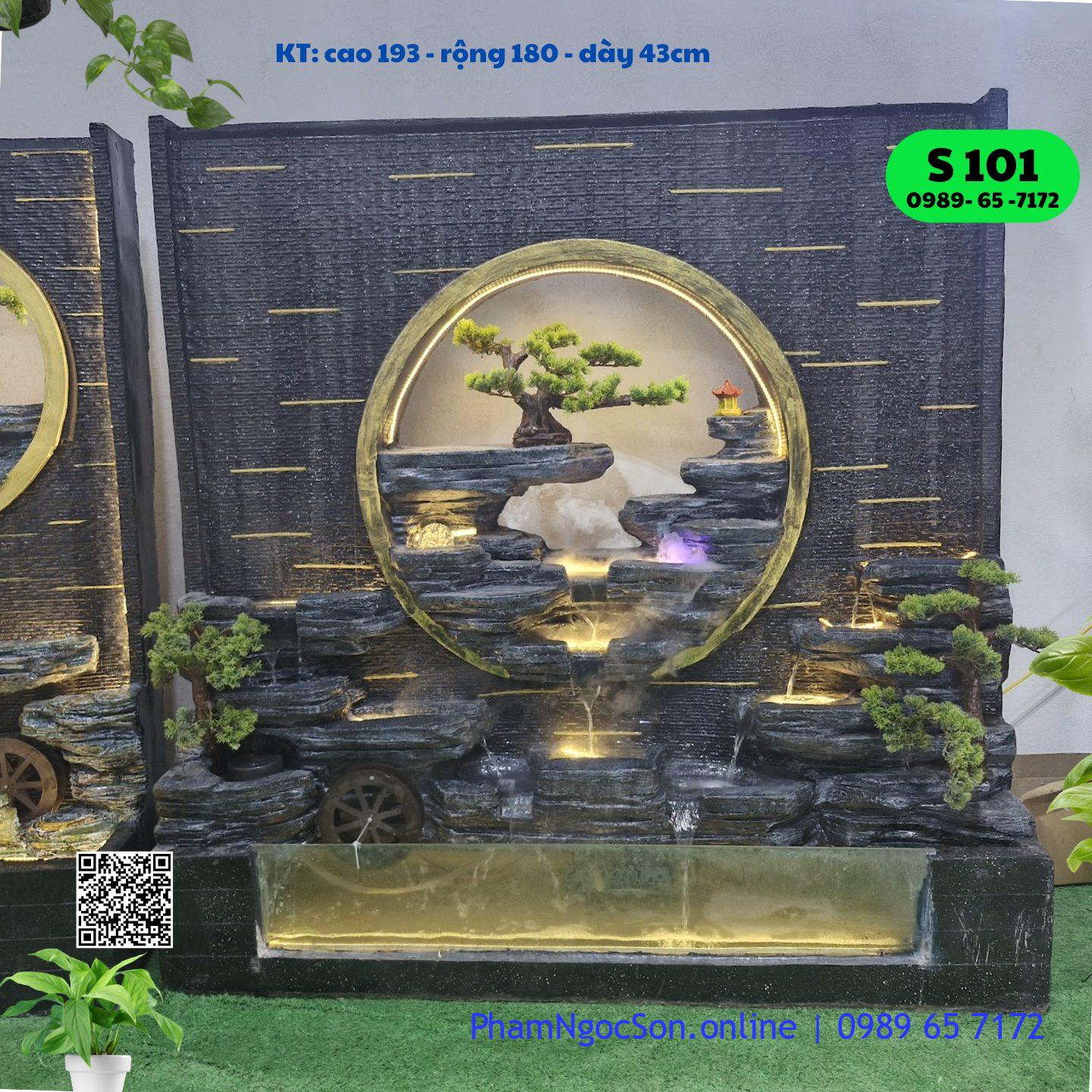 thác nước phong thủy văn phòng, thác nước phong thủy trong nhà