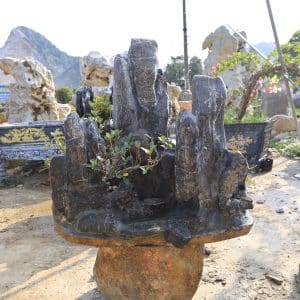 làm thác nước bằng đá