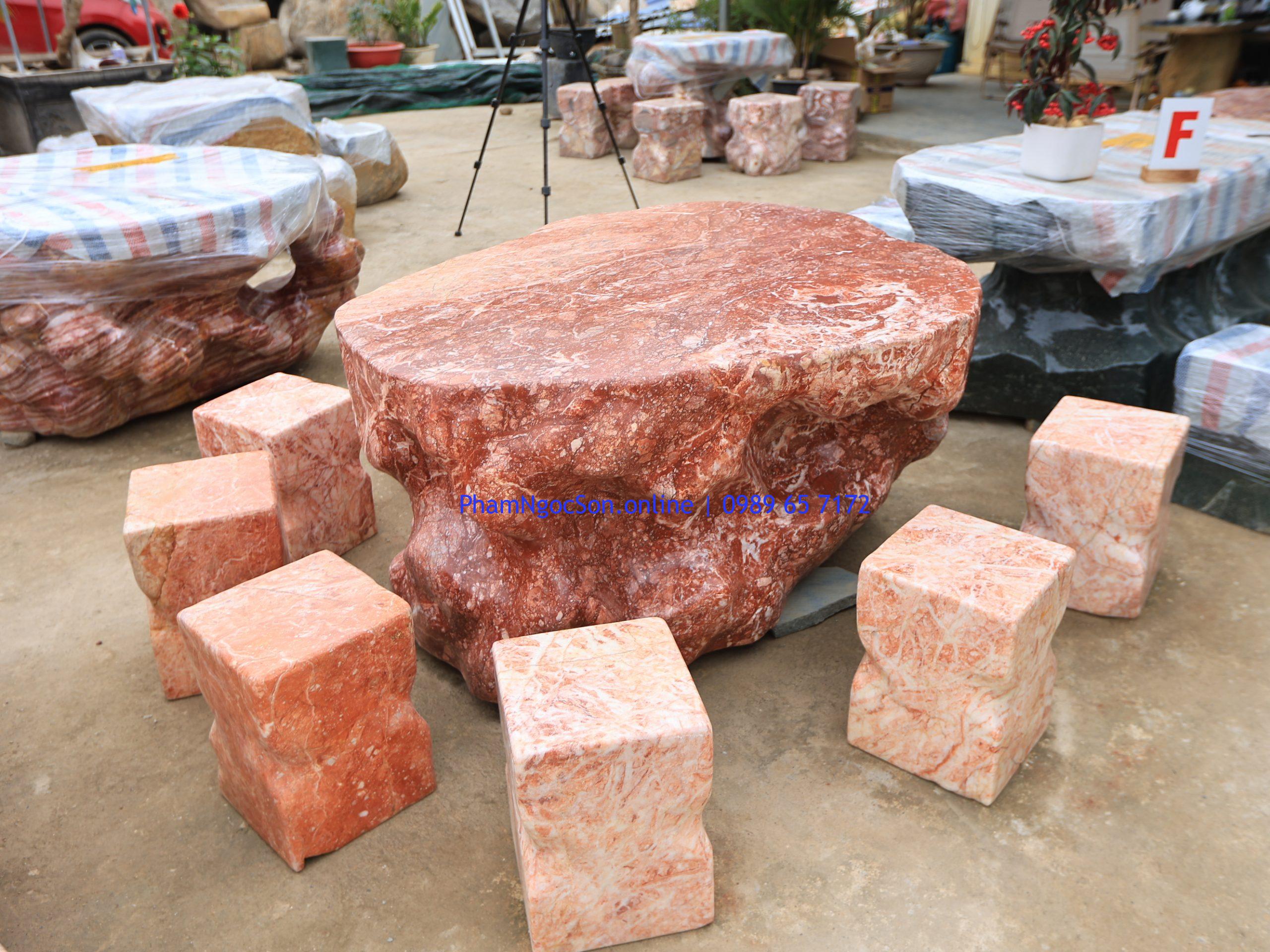 chế tác bàn đá tự nhiên pham ngoc son