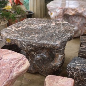 bàn đá tự nhiên ngoài trời đẹp 1